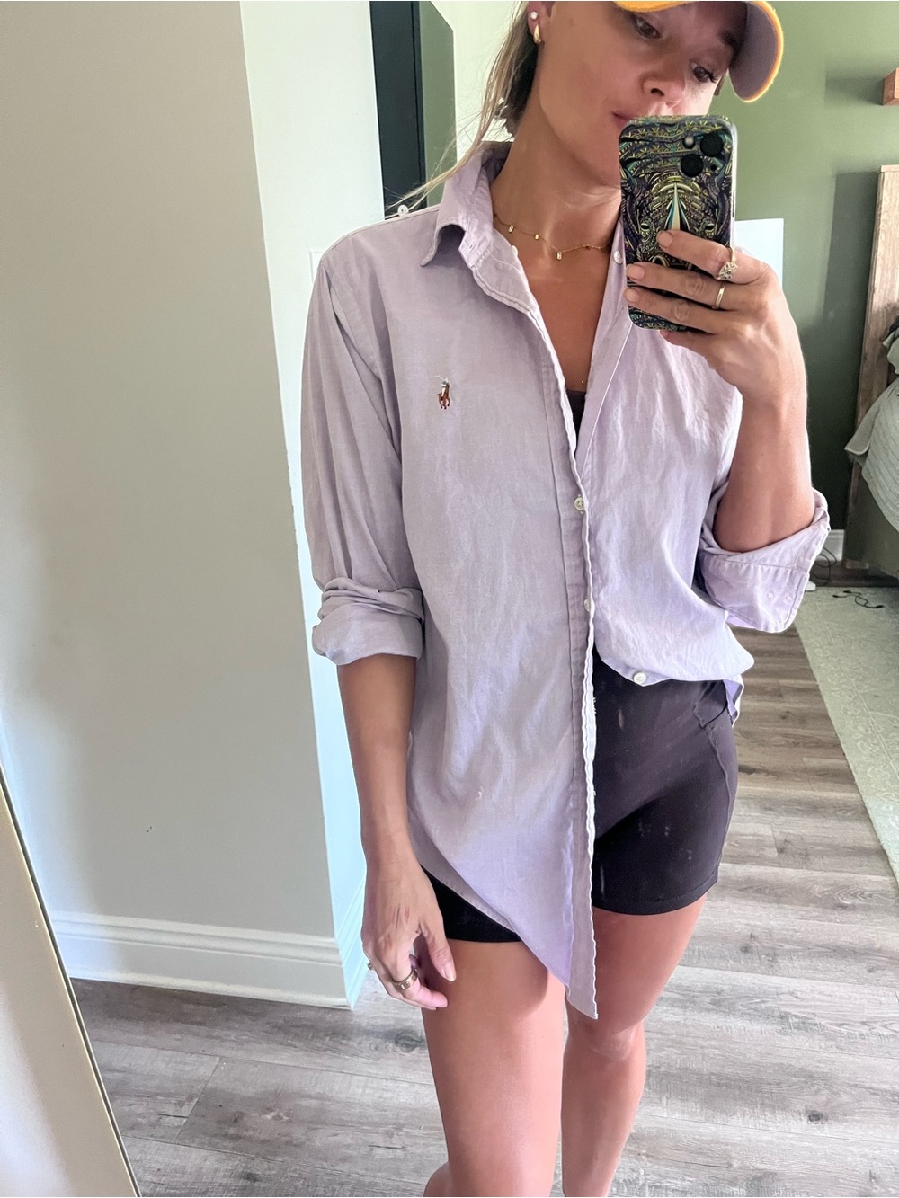 Ralph Lauren Light Lavender Button-Down Shirt